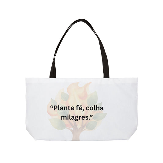Bolsa de Viagem Inspiradora - Perfeita para Retiros, Praia e Uso Diário.