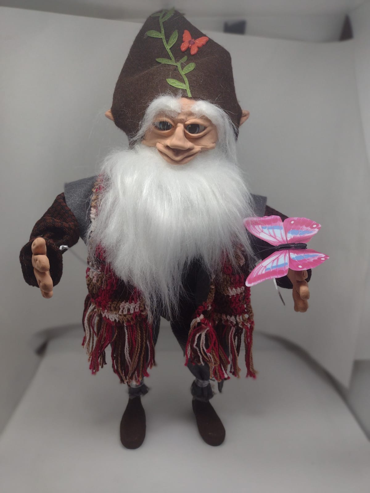 ✨ Gnomo Artesanal Guardião da Natureza e da Leveza ✨