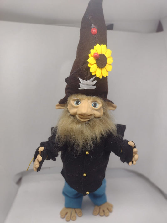 ✨ Gnomo Artesanal Guardião da Alegria e da Boa Sorte ✨